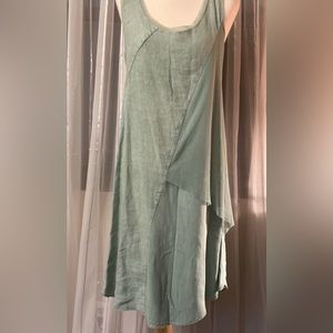 Inizio Linen Flutter Dress/ Made in Italy.